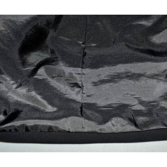 Liz Claiborne Ladies 14 Black Single Button Blazer Jacket Cropped Career Office - Picture 7 of 10